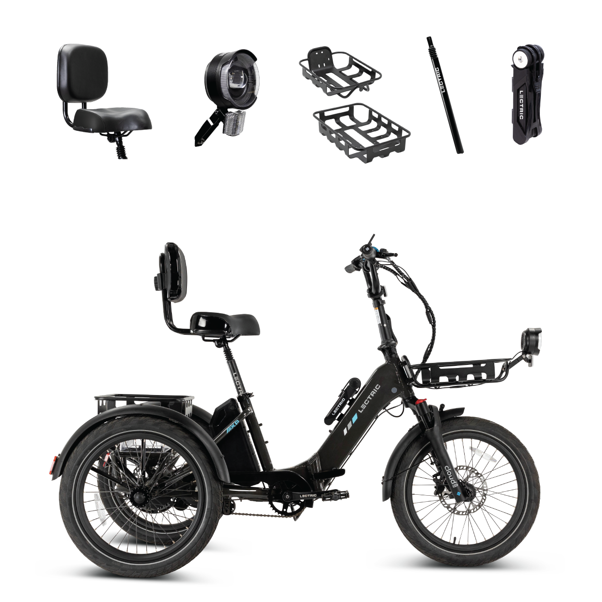 Lectric XP Trike 2, studio view